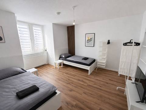 Monteurwohnung Frankfurt Messe, 6 Betten, 3 Zimmer, 70 m²