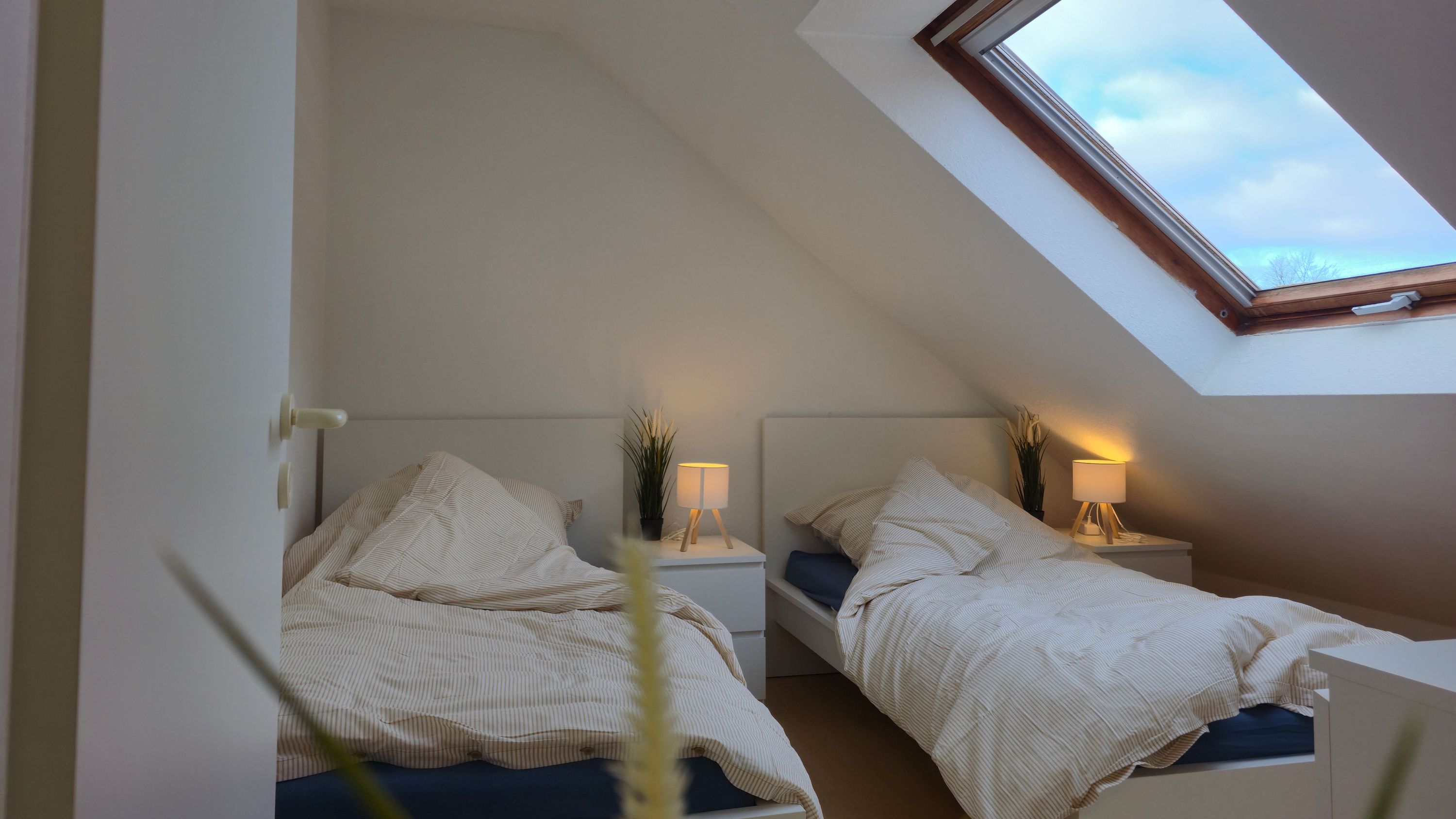 Monteurwohnung Münster – 4 Betten, PKW-Parkplatz, Balkon